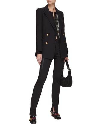 Figure View - Click To Enlarge - BLAZÉ MILANO - ‘Missy Black’ Everyday Double Breasted Blazer