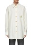Main View - Click To Enlarge - DOUBLET - OVERSIZED COW UFO EMBROIDERY SHIRT