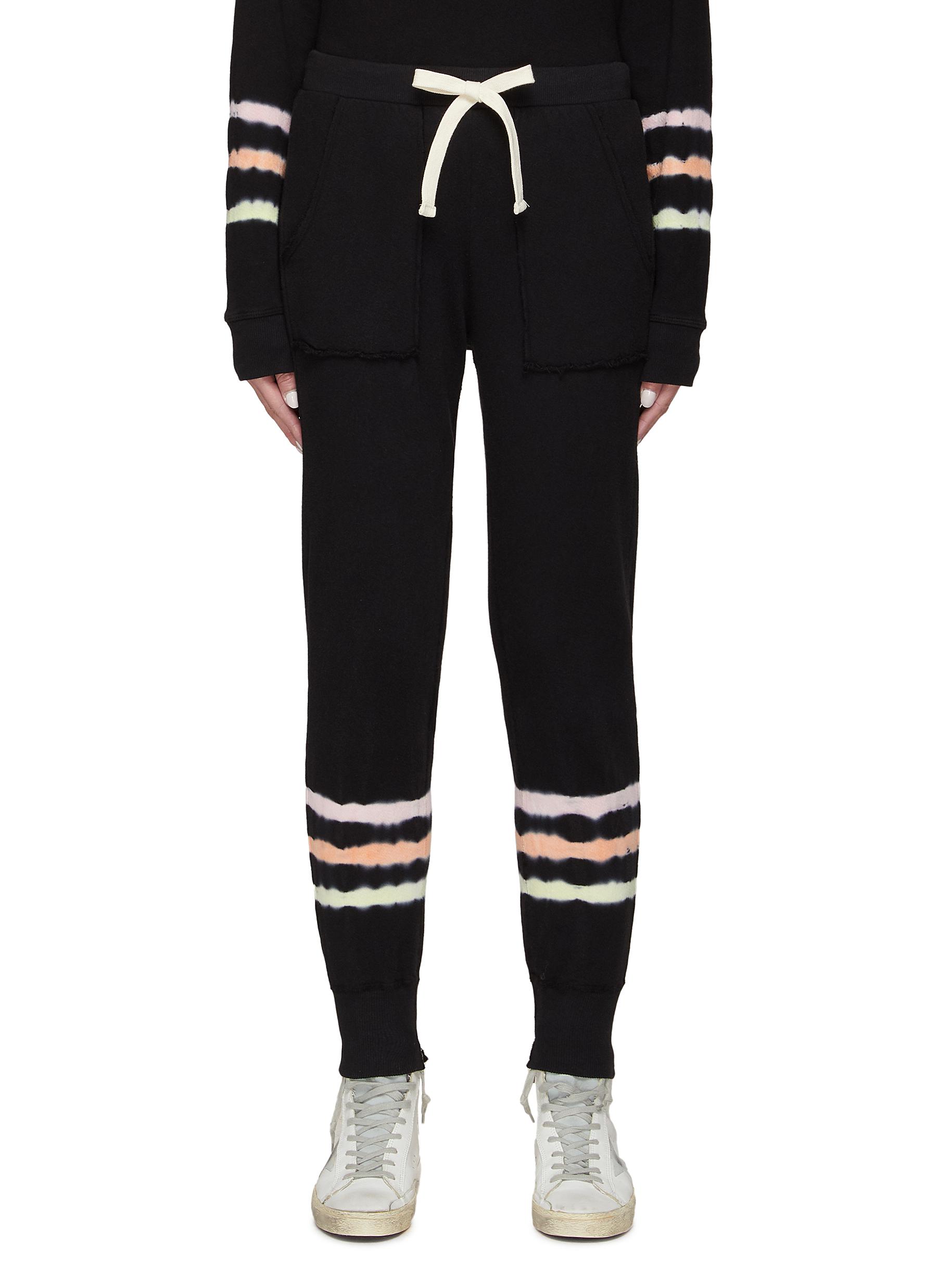 FELIZ' COLOUR STRIPE DETAIL SWEATPANTS 