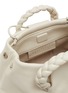 Detail View - Click To Enlarge - HEREU - BOMBON' BRAIDED HANDLE CROSSBODY LEATHER BAG