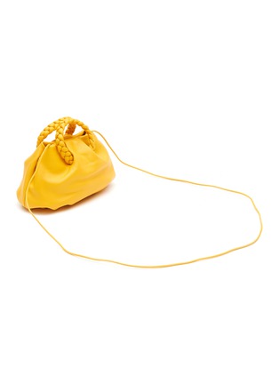 Detail View - Click To Enlarge - HEREU - BOMBON' BRAIDED HANDLE CROSSBODY LEATHER BAG