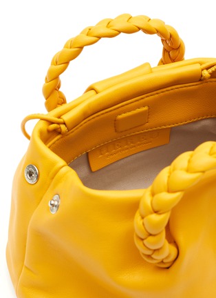 Detail View - Click To Enlarge - HEREU - BOMBON' BRAIDED HANDLE CROSSBODY LEATHER BAG