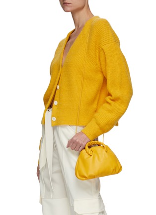 Figure View - Click To Enlarge - HEREU - BOMBON' BRAIDED HANDLE CROSSBODY LEATHER BAG