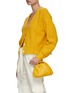 Figure View - Click To Enlarge - HEREU - BOMBON' BRAIDED HANDLE CROSSBODY LEATHER BAG