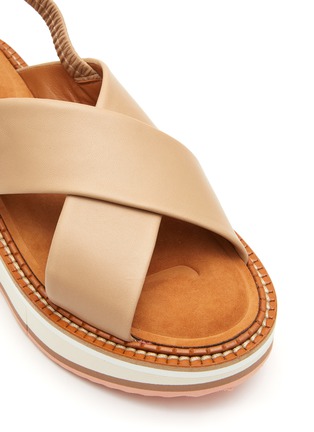 Detail View - Click To Enlarge - CLERGERIE - FREEDOM7' CROSSBAND SANDALS