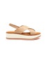 Main View - Click To Enlarge - CLERGERIE - FREEDOM7' CROSSBAND SANDALS
