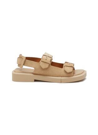Main View - Click To Enlarge - CLERGERIE - ‘Reda' double band slingback suede sandals