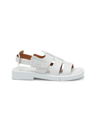 Main View - Click To Enlarge - CLERGERIE - ‘Ramona' double band slingback leather sandals