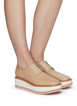 Figure View - Click To Enlarge - CLERGERIE - BROOK7' LAMB LEATHER EVA SOLE OXFORDS