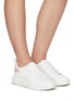Figure View - Click To Enlarge - PEDDER RED - Megan' Chunky Outsole Leather Sneakers