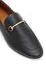 Detail View - Click To Enlarge - PEDDER RED - ‘Rex’ Leather Horsebit Loafers