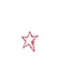 Main View - Click To Enlarge - MARLA AARON - Striped Starlock' 14k Rose Gold Enamel Pendant
