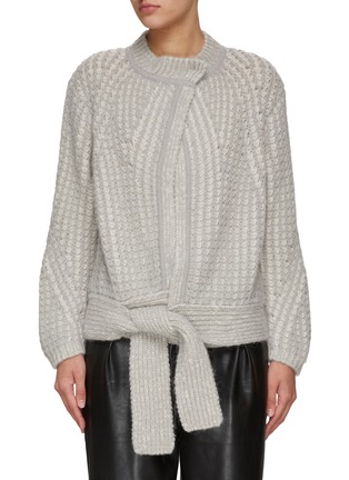 Main View - Click To Enlarge - 3.1 PHILLIP LIM - Fisherman Rib Overlap Front Sweater