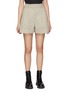 Main View - Click To Enlarge - ALEXANDER MCQUEEN - Cuffed leg tailored shorts