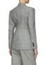 ALEXANDER MCQUEEN - SINGLE BREASTED PRINCE OF WALES CHEQUERED WOOL TAILORED BLAZER