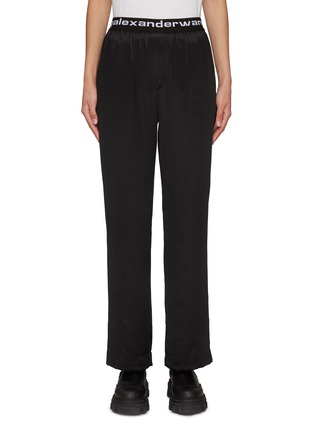 Main View - Click To Enlarge - T BY ALEXANDER WANG - LOGO PULL-ON ELASTIC PANTS