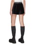 Back View - Click To Enlarge - T BY ALEXANDER WANG - Logo Elastic Waist Corduroy Shorts
