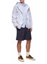 Figure View - Click To Enlarge - COMME DES GARÇONS HOMME - ELASTICATED DRAWSTRING WAIST RELAXED FIT SHORTS