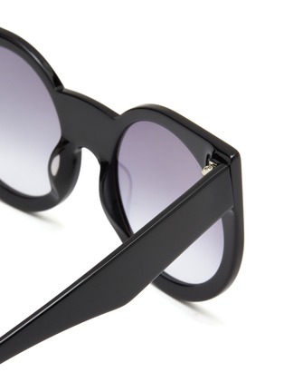 Detail View - Click To Enlarge - A. SOCIETY - Cleo' Acetate Cateye Round Sunglasses