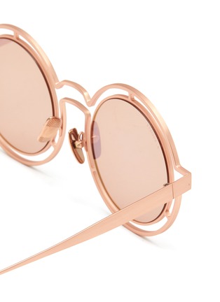 Detail View - Click To Enlarge - A. SOCIETY - Suzie' Metal Round Sunglasses