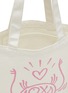 Detail View - Click To Enlarge - MR. A - x Lane Crawford Canvas Tote – White/Pink