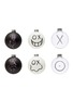 Main View - Click To Enlarge - MR. A - x Lane Crawford Glass Bauble Ornament Set of 6