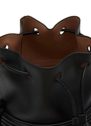 Detail View - Click To Enlarge - ALAÏA - BRILLIANT VIENNE CALFSKIN BUCKET CORSET BAG