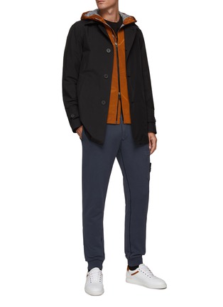 Figure View - Click To Enlarge - HERNO - Hooded nylon jacket