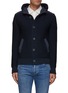 Main View - Click To Enlarge - HERNO - Hooded button front jacket