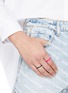 ONE OF A KIND - Enamel Thin Band Rings Pack of 12