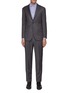 RING JACKET - SINGLE BREASTED NOTCH LAPEL JETTED SUIT