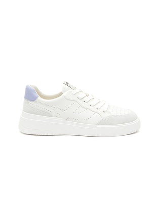 Main View - Click To Enlarge - ASH - Free' Logo Leather Lace Up Sneakers