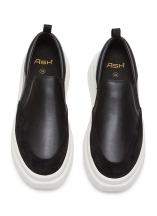 Detail View - Click To Enlarge - ASH - Intox' Platform Leather Slip On Sneakers