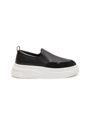 Main View - Click To Enlarge - ASH - Intox' Platform Leather Slip On Sneakers