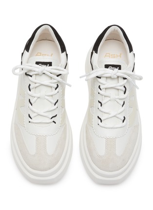 Detail View - Click To Enlarge - ASH - Intense' Platform Leather Lace Up Sneakers