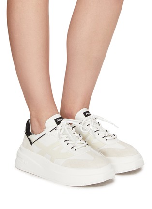 Figure View - Click To Enlarge - ASH - Intense' Platform Leather Lace Up Sneakers