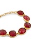 Detail View - Click To Enlarge - GOOSSENS - ‘Cabochons' tinted crystal 24k gold-plated charm bracelet