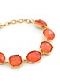 Detail View - Click To Enlarge - GOOSSENS - ‘Cabochons' tinted crystal 24k gold-plated charm bracelet