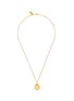 Main View - Click To Enlarge - GOOSSENS - ‘Talisman' 24k gold-plated cabochons pendant necklace