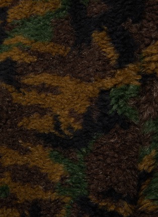  - BALENCIAGA - Camouflage Print High Neck Zip Up Fleece Jacket