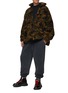 Figure View - Click To Enlarge - BALENCIAGA - Camouflage Print High Neck Zip Up Fleece Jacket
