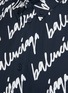  - BALENCIAGA - Logo Print Cotton Poplin Button Down Shirt