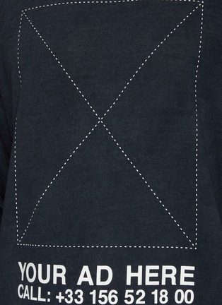  - BALENCIAGA - ‘Your Ad Here' layered sleeve vintage hoodie