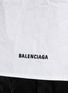  - BALENCIAGA - Classic Logo Print Cotton Poplin Button Down Shirt
