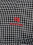  - BALENCIAGA - ZIP FRONT HIGH NECK LIGHT CHECKED PUFFER JACKET