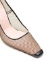 Detail View - Click To Enlarge - PIFERI - Tania' Pointed Toe Mesh Pumps