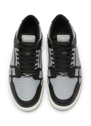 Detail View - Click To Enlarge - AMIRI - ‘Skel' x-ray appliqué low-top leather sneakers