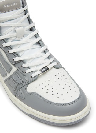 Detail View - Click To Enlarge - AMIRI - ‘Skel' x-ray appliqué high-top leather sneakers