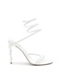 Main View - Click To Enlarge - RENÉ CAOVILLA - Cleo' Strass Embellished Anklet Satin Sandals