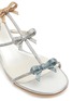 Detail View - Click To Enlarge - RENÉ CAOVILLA - Crystal Embellished Bow Appliqué Sandals